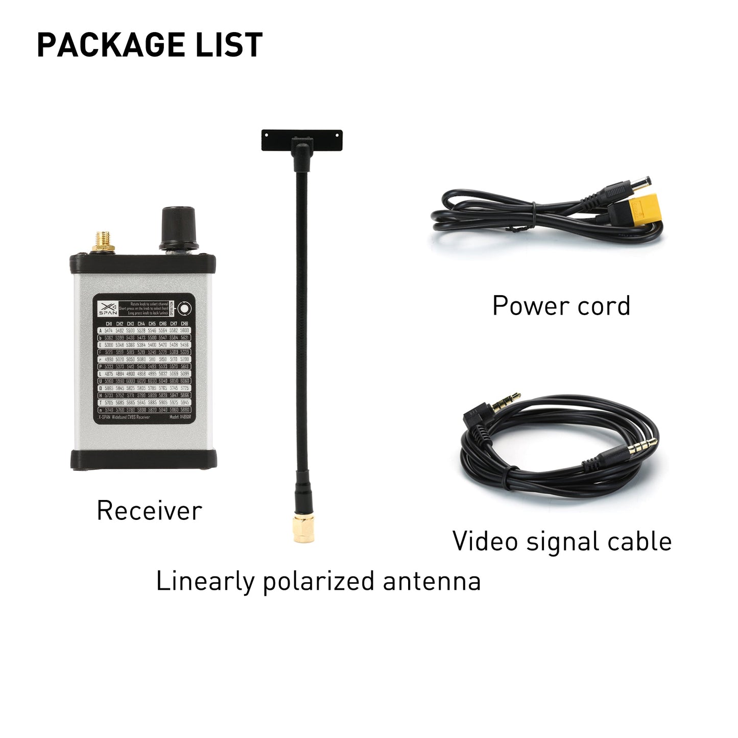 RUSHFPV 4.8G-6.1G XSPAN VRX Receiver Module Kit