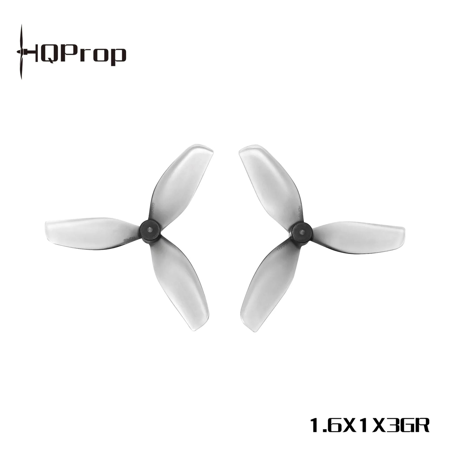 HQ Ultralight Whoop Prop 1.6X1X3(40MM) Grey (50CW+50CCW)-Poly Carbonate