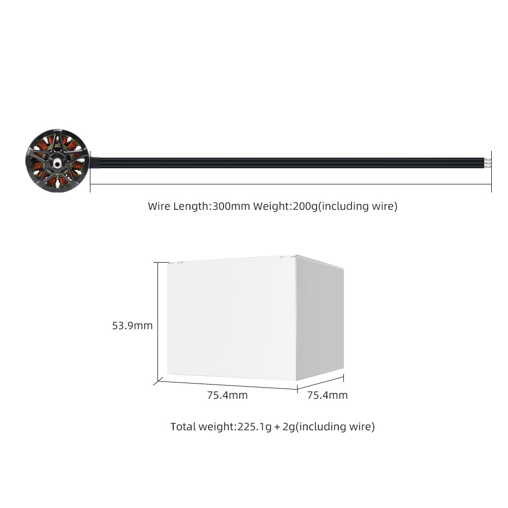 HGLRC MY 4215 400KV 6-8S Brushless Motor - 1PC