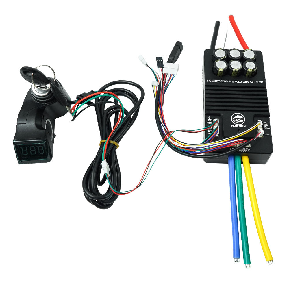 Flipsky 75200 Pro V2.0 with Aluminum PCB Based on VESC for Electric Skateboard / Electric Scooter / Ebike Speed Controller