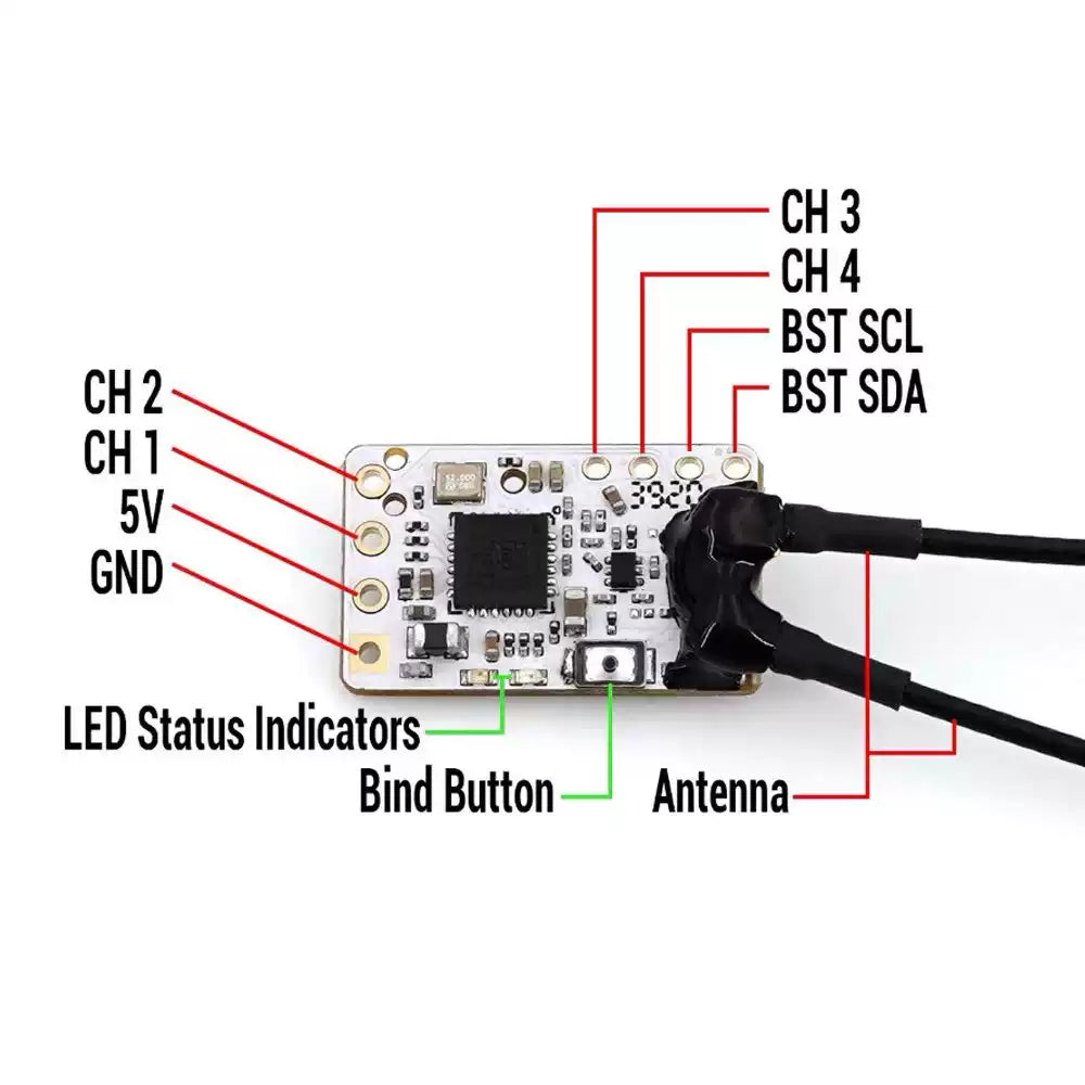 TBS Tracer Nano RX - FPV Racing Drone Receiver