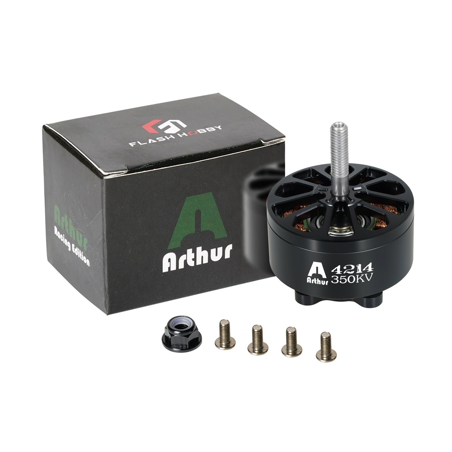 FLASHHOBBY A4214 350KV 4-12S Brushless Motor - 1PC
