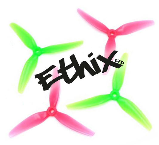 HQPROP Ethix S3 Prop Watermelon (10CW+10CCW)-Poly Carbonate