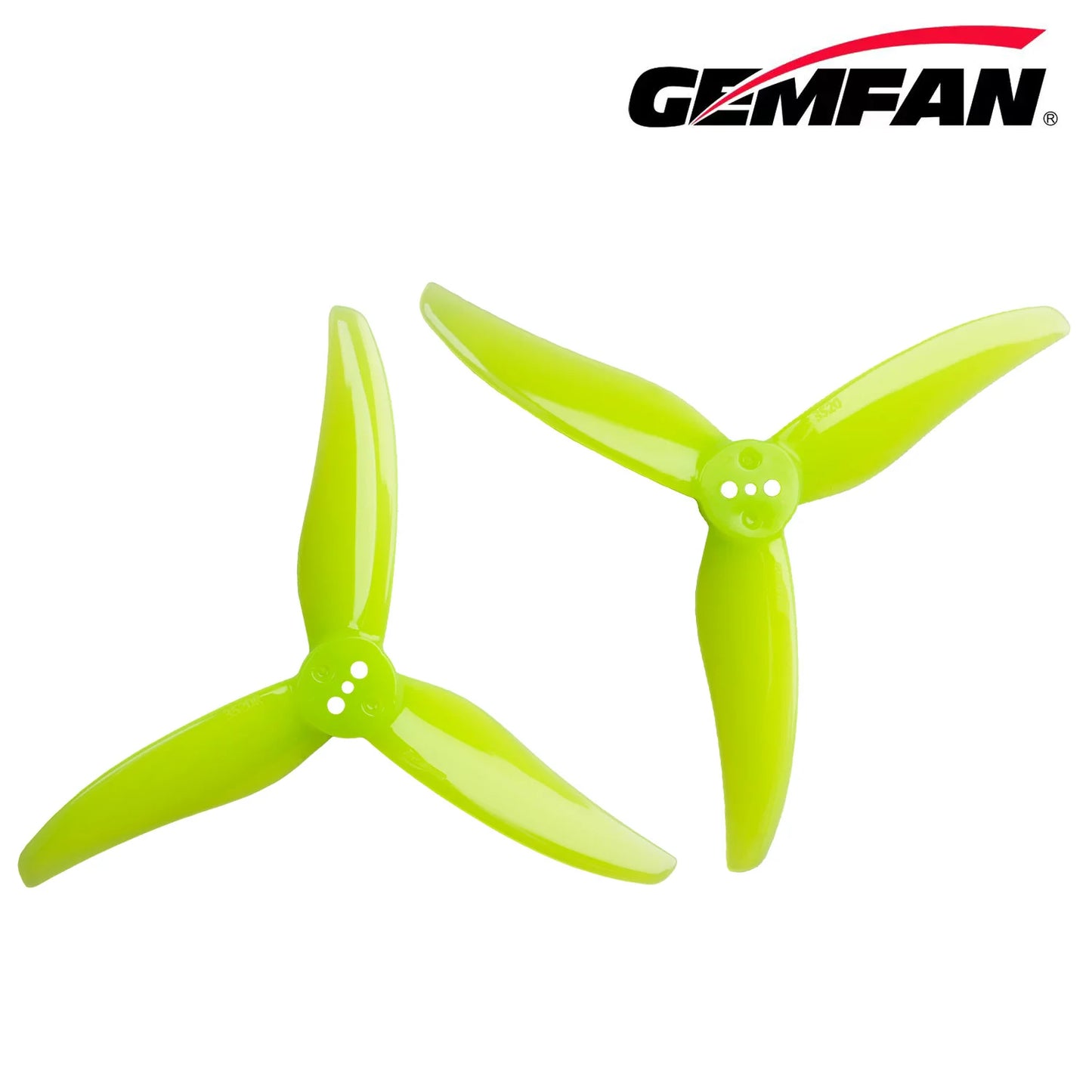 50Pairs(50CW+50CCW) - Gemfan 3520 Hurricane PC 3 Blade T-mount Propeller