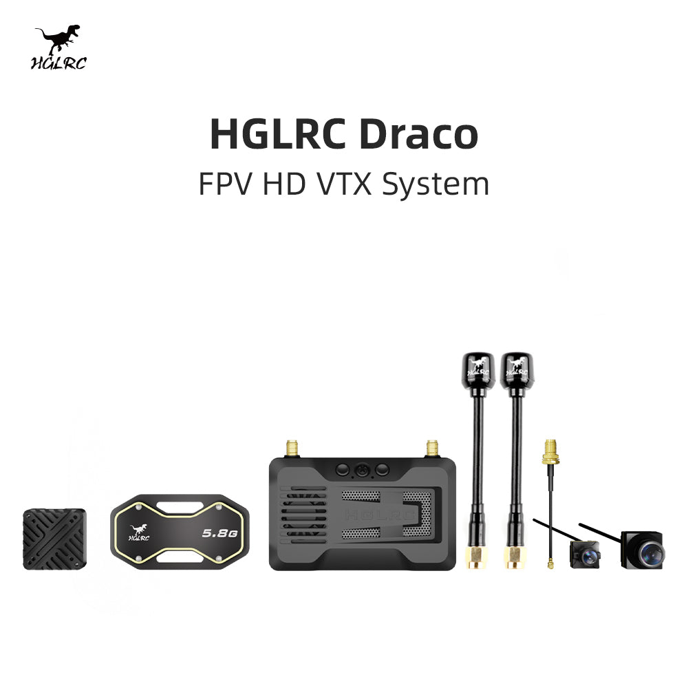 HGLRC Draco A1/A2 Pro 5.8Ghz HD VTX 1W FPV Air Unit