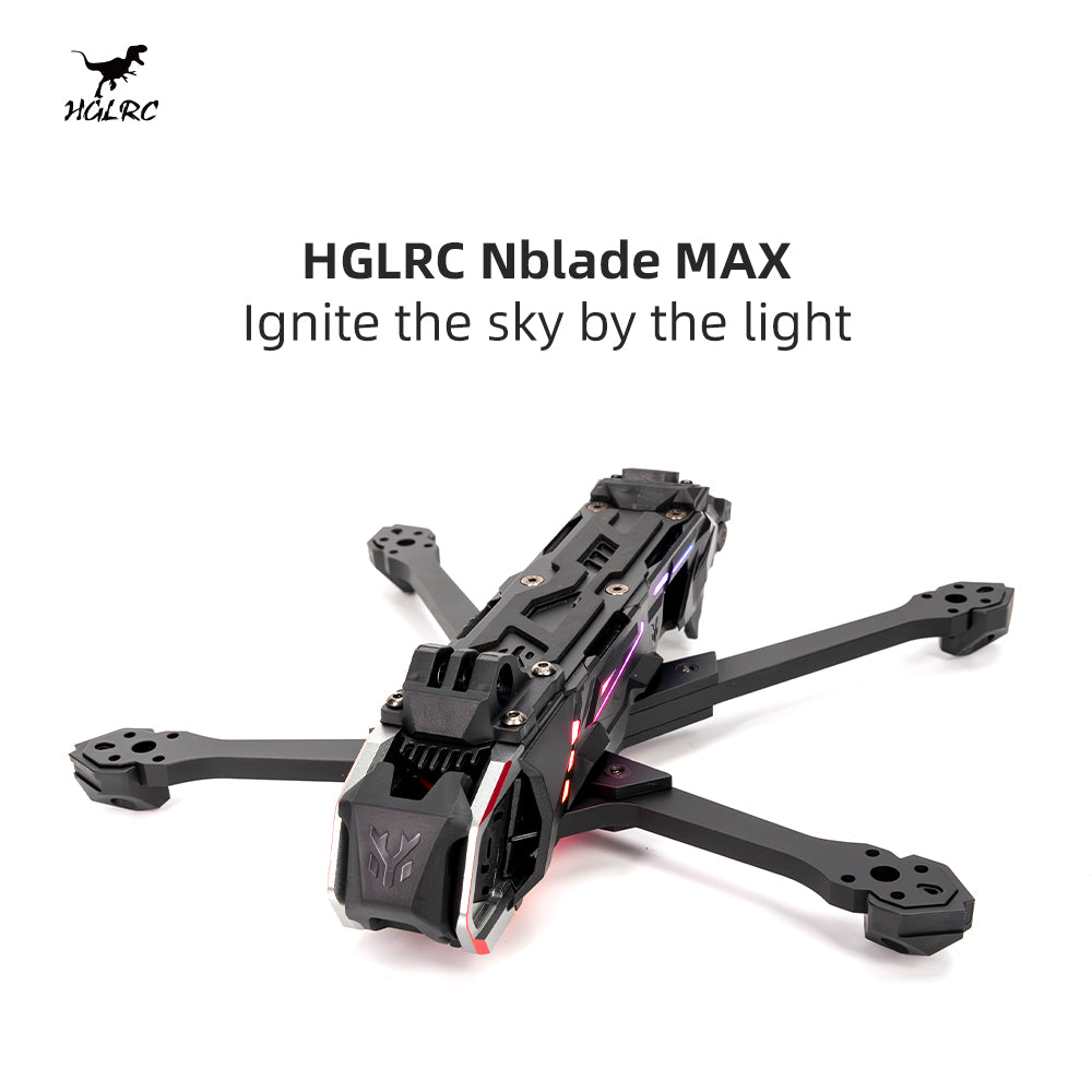 HGLRC Nblade MAX 5inch Ture X / DC Freestyle Cinematic FPV Frame