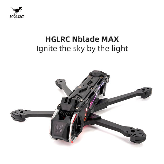 HGLRC Nblade MAX 5inch Ture X / DC Freestyle Cinematic FPV Frame