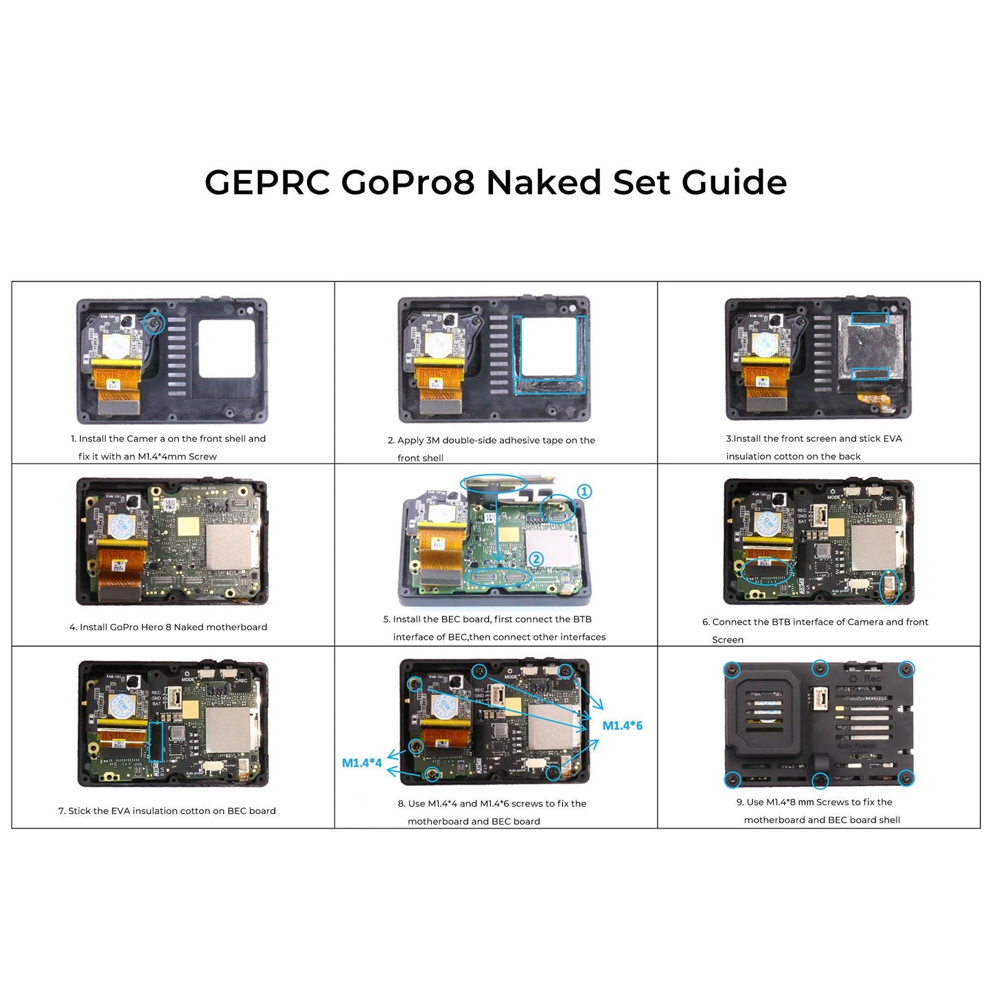 GEPRC Naked Camera Gopro 8