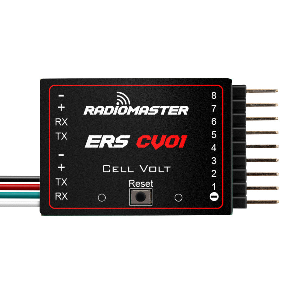 Radiomaster ERS-CV01 - Precision Cell Voltage Sensor for Compatible ELRS PWM Receivers