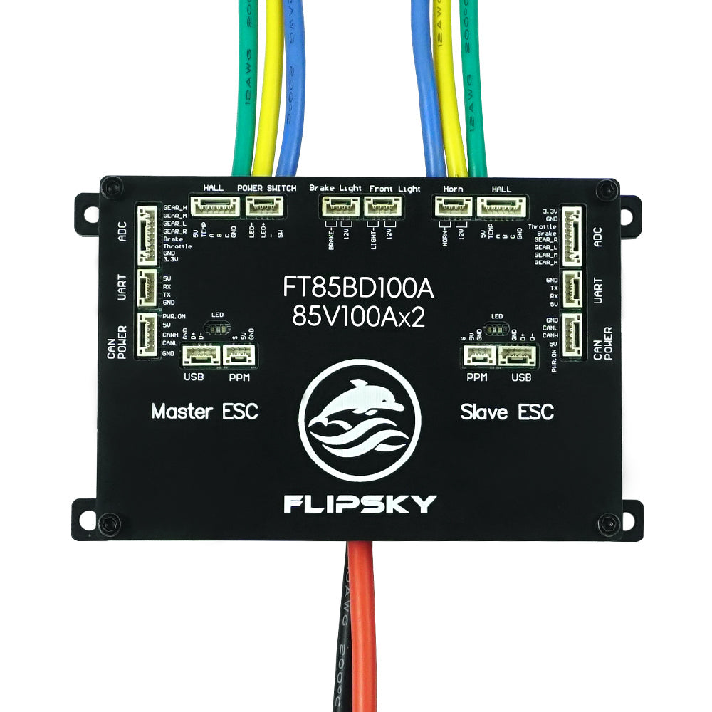 Flipsky FT85BD100A Dual ESC 85V 100A with Aluminum Case NON-VESC