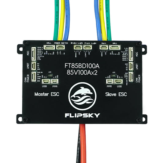 Flipsky FT85BD100A Dual ESC 85V 100A with Aluminum Case NON-VESC