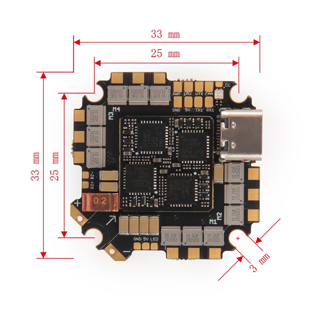 HolyBro Kakute G4 AIO FC w/ 35A ESC (AM32)