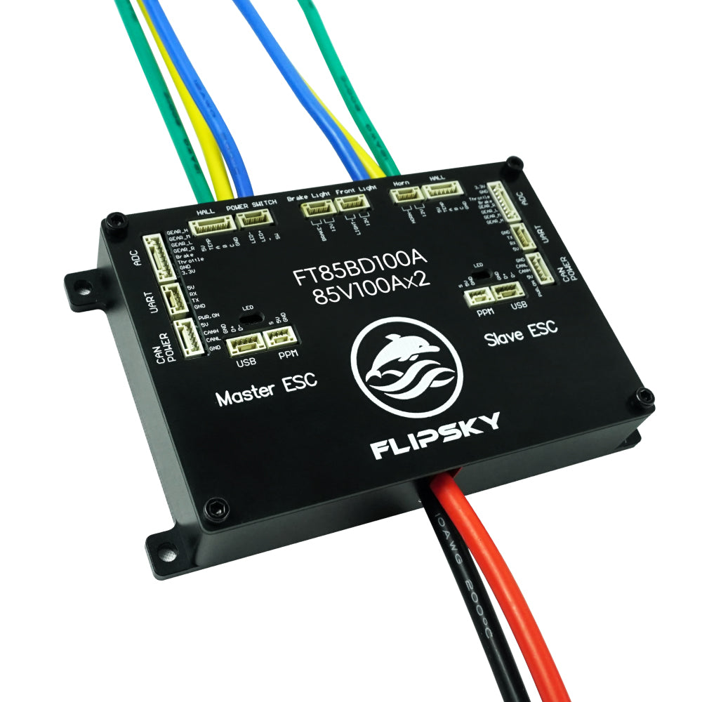 Flipsky FT85BD100A Dual ESC 85V 100A with Aluminum Case NON-VESC