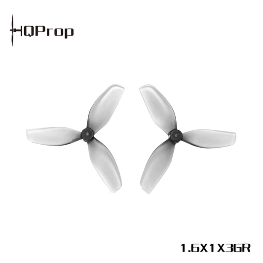HQ Ultralight Whoop Prop 1.6X1X3(40MM) Grey (50CW+50CCW)-Poly Carbonate