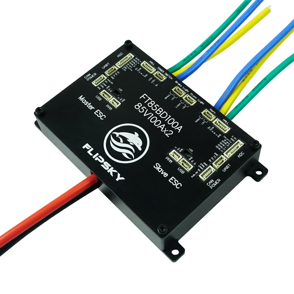Flipsky FT85BD100A Dual ESC 85V 100A with Aluminum Case NON-VESC