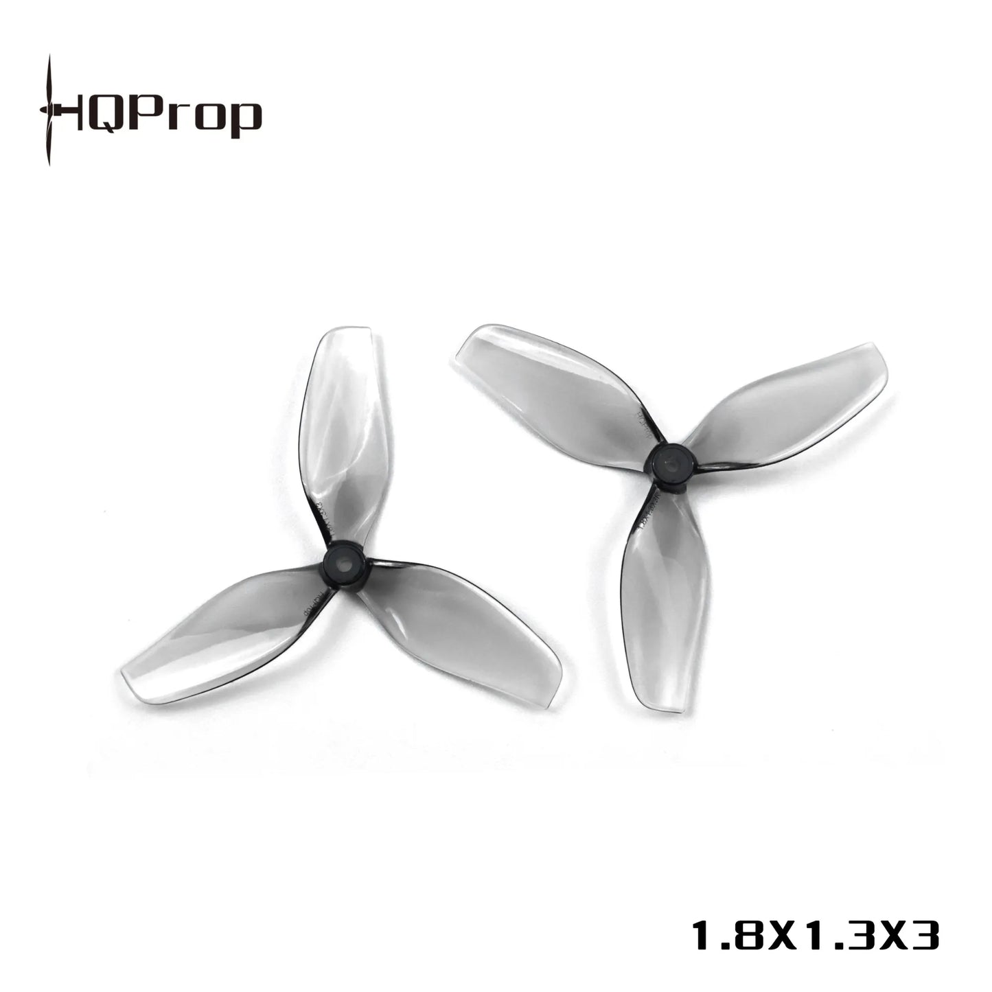 HQ Ultralight Whoop Prop 1.8X1.3X3(45MM) Grey (50CW+50CCW)-1.5MM Shaft