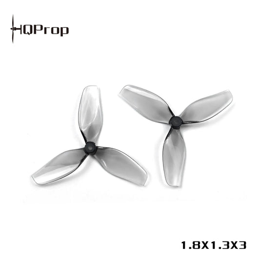 HQ Ultralight Whoop Prop 1.8X1.3X3(45MM) Grey (50CW+50CCW)-1.5MM Shaft