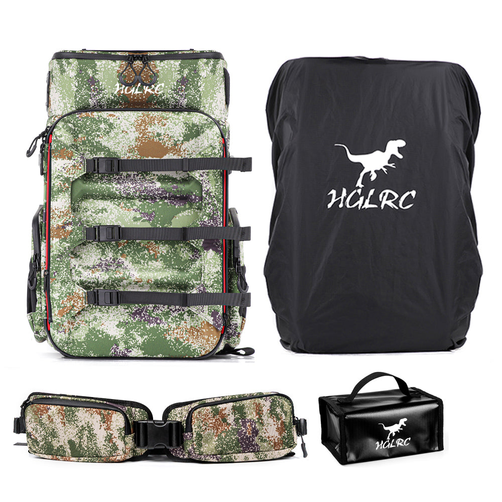 HGLRC B1 Backpack Set - Black/Camouflage
