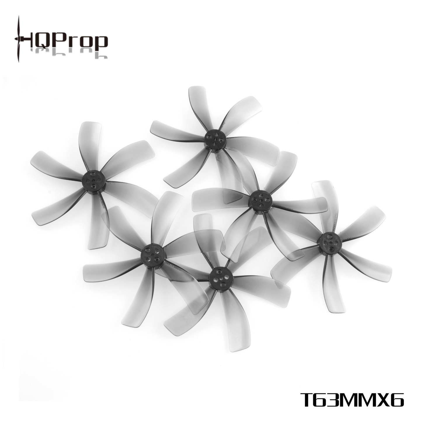 HQProp T63MMX6 Light Grey (10CW+10CCW)-Poly Carbonate