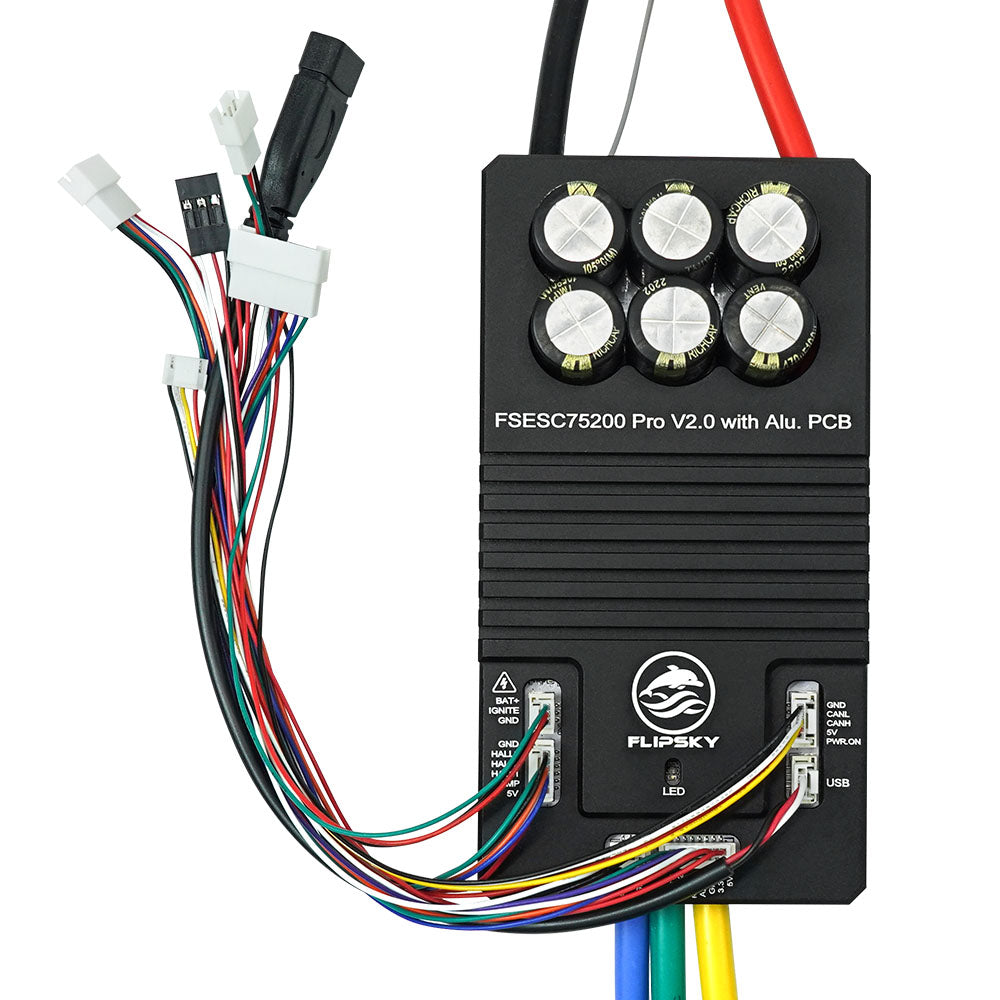 Flipsky 75200 Pro V2.0 with Aluminum PCB Based on VESC for Electric Skateboard / Electric Scooter / Ebike Speed Controller