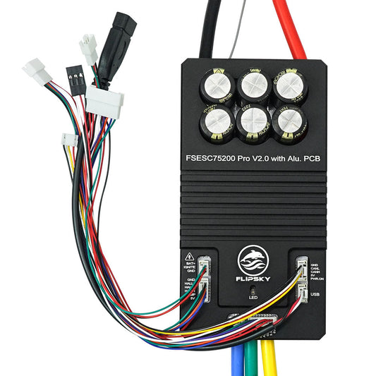 Flipsky 75200 Pro V2.0 with Aluminum PCB Based on VESC for Electric Skateboard / Electric Scooter / Ebike Speed Controller