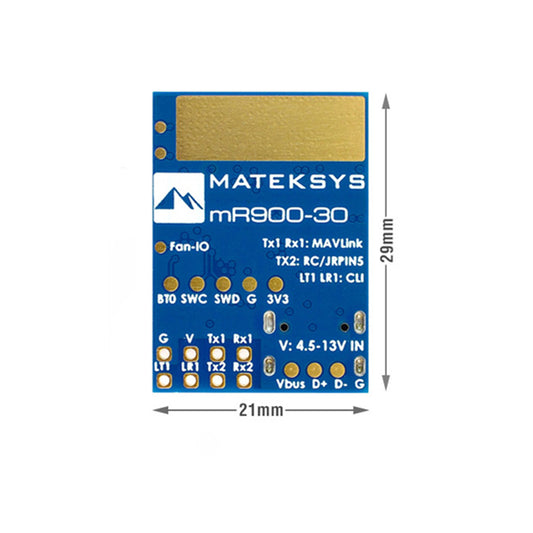 MATEKSYS MLRS MAVLINK 900MHZ RECEIVER MR900-30