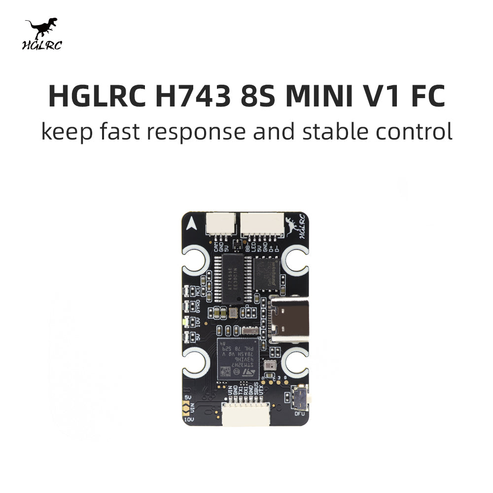 HGLRC H743 8S MINI V1 Flight Controller