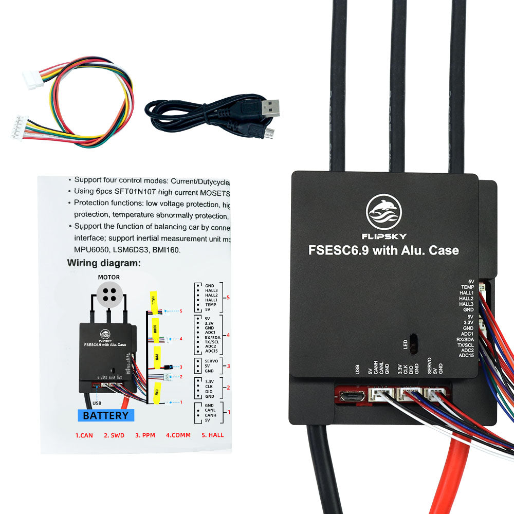 FLIPSKY FSESC6.9 100A Base on VESC6.6