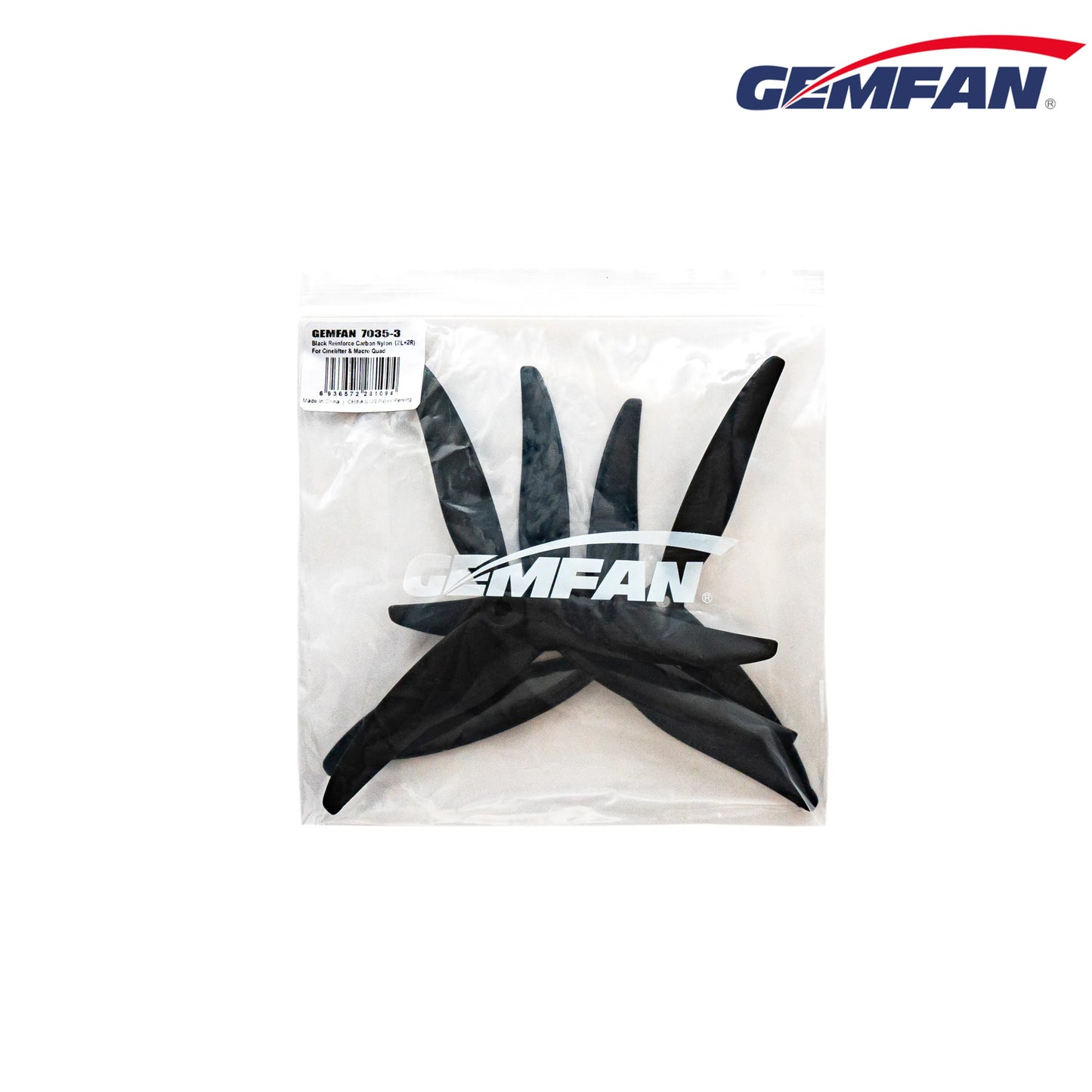 Gemfan Hurricane 7035 3-Blade Propeller (6CW+6CCW)