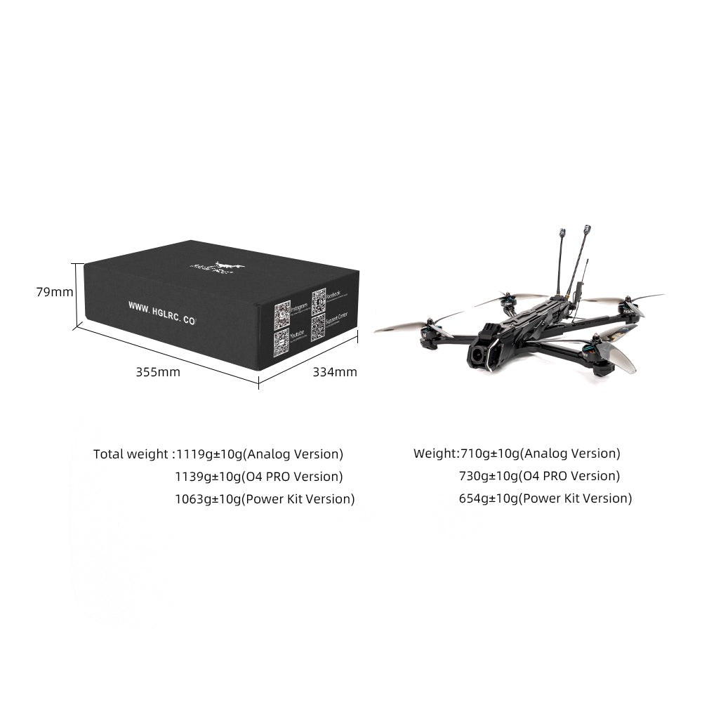 HGLRC Nblade PRO 7inch Long Battery Life Freestyle Cinematic FPV Drone