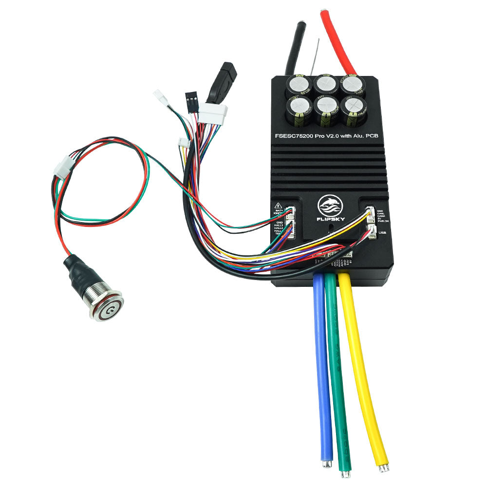 Flipsky 75200 Pro V2.0 with Aluminum PCB Based on VESC for Electric Skateboard / Electric Scooter / Ebike Speed Controller