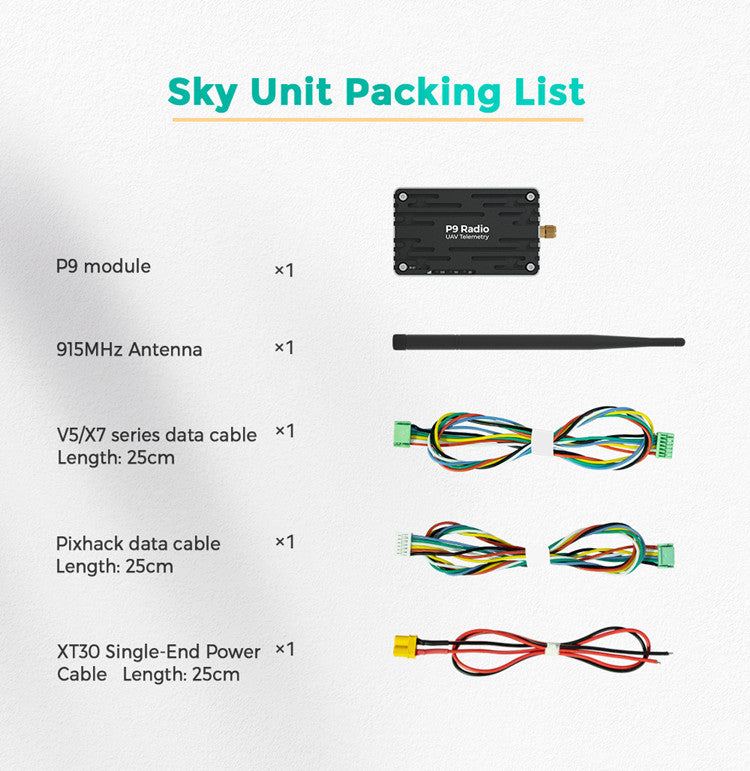 CUAV P9 Radio Drone Telemetry