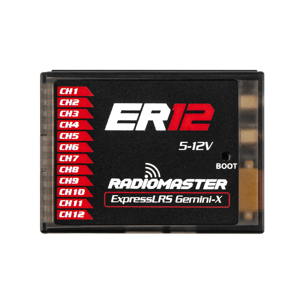 Radiomaster ER12 PWM - Dual-Band GEMINI and GEMINI-X Receiver