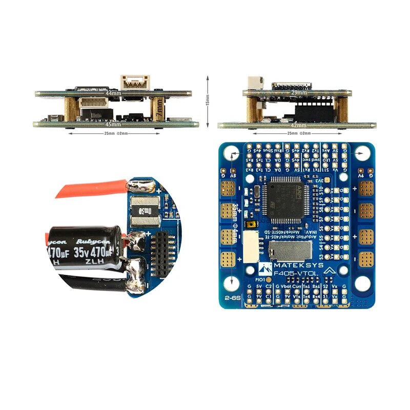 MATEKSYS F405-VTOL Flight Controller