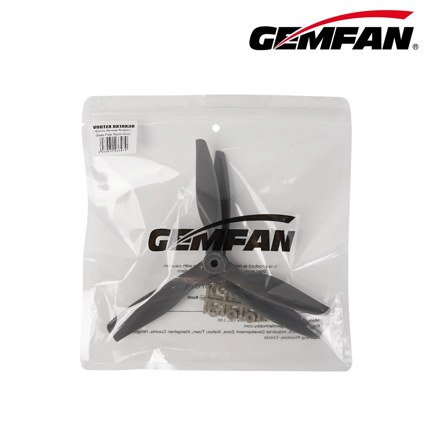 (30CW+30CCW) GEMFAN Vortex 8X10X3 3-Blade High-Speed Propellers