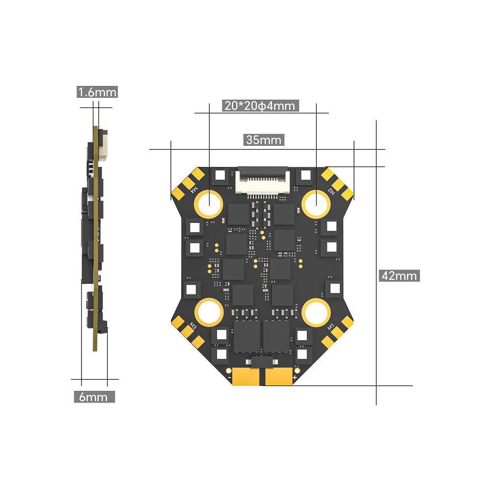 IFlight Borg Mini F7 Stack (Mini 60 4in1 ESC)