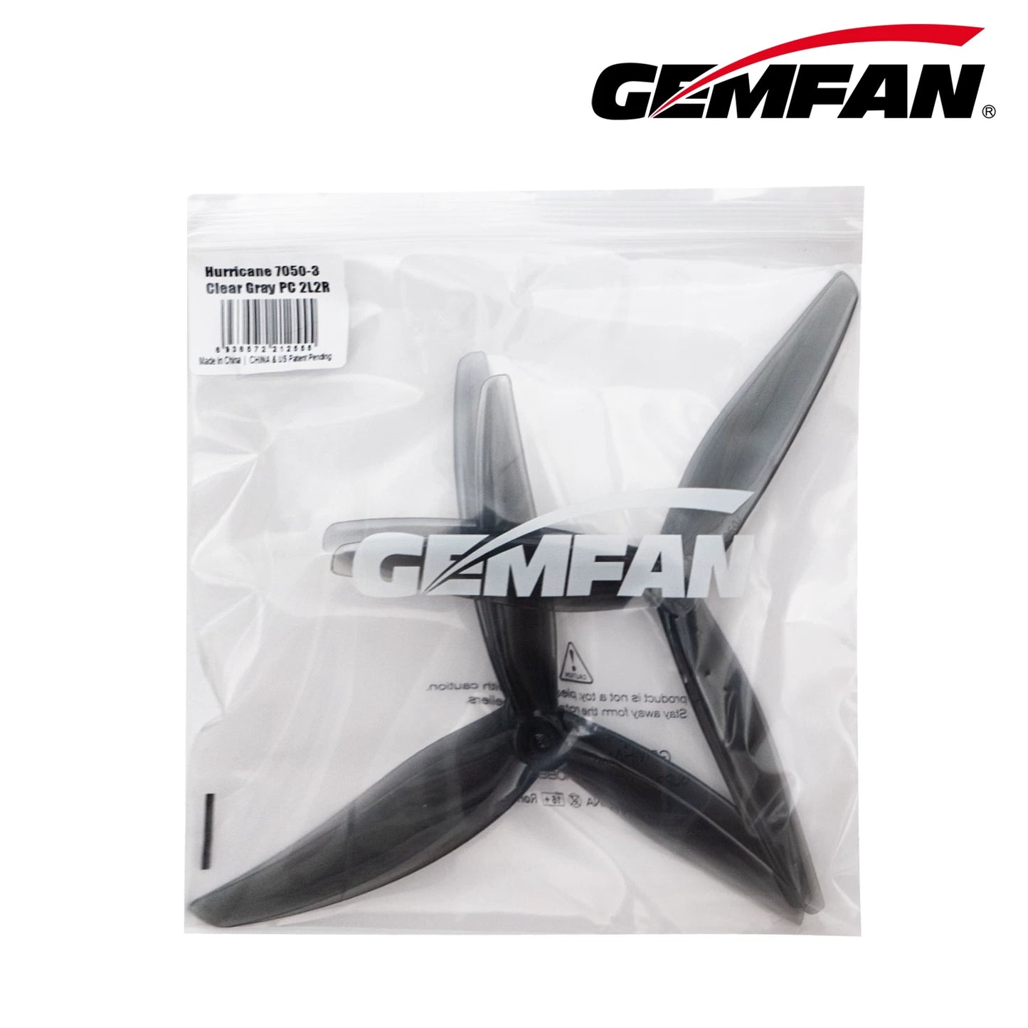 50Pairs(50CW+50CCW) - Gemfan 7050 Hurricane PC 3 Blade Propeller