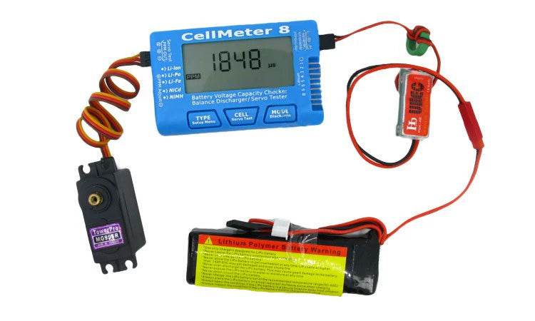 CellMeter 8 - Battery and Servo Tester