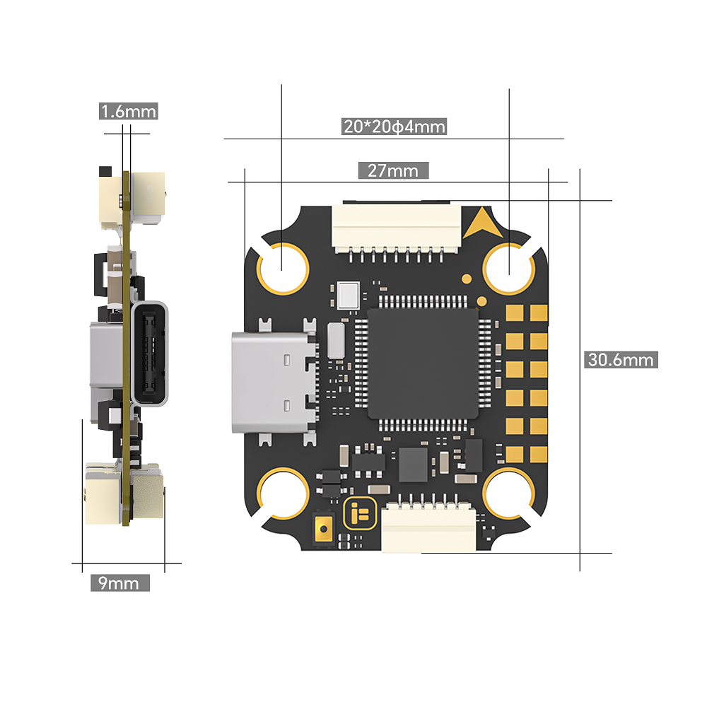 IFlight Borg Mini F7 Stack (Mini 60 4in1 ESC)