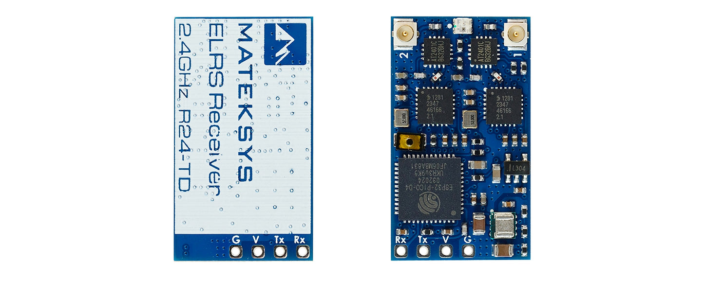 MATEKSYS R24-TD ELRS 2.4GHZ TRUE DIVERSITY RECEIVER