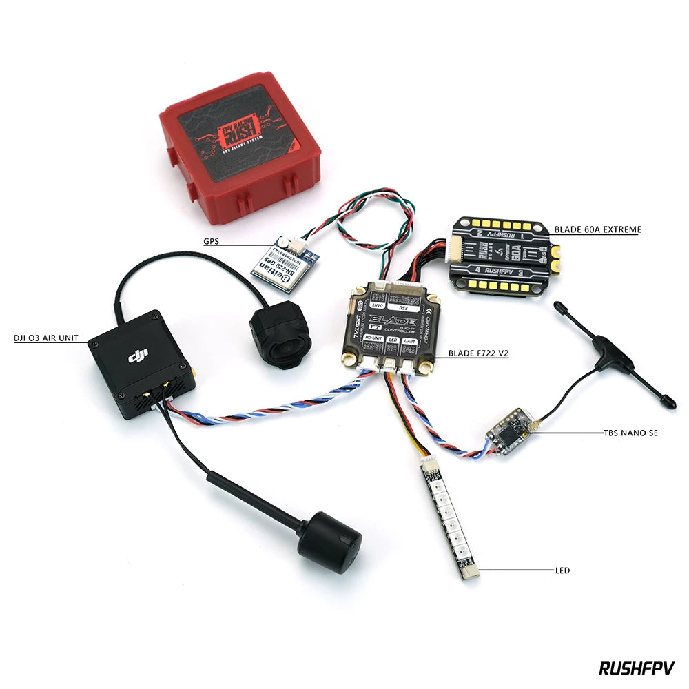 RUSHFPV RUSH BLADE F722 V2 Analog Digital Flight Controller