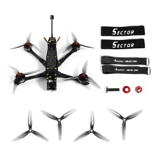 HGLRC Sector X5 HD 5inch FPV Freestyle Drone Quadcopter with Caddx Polar Vista HD