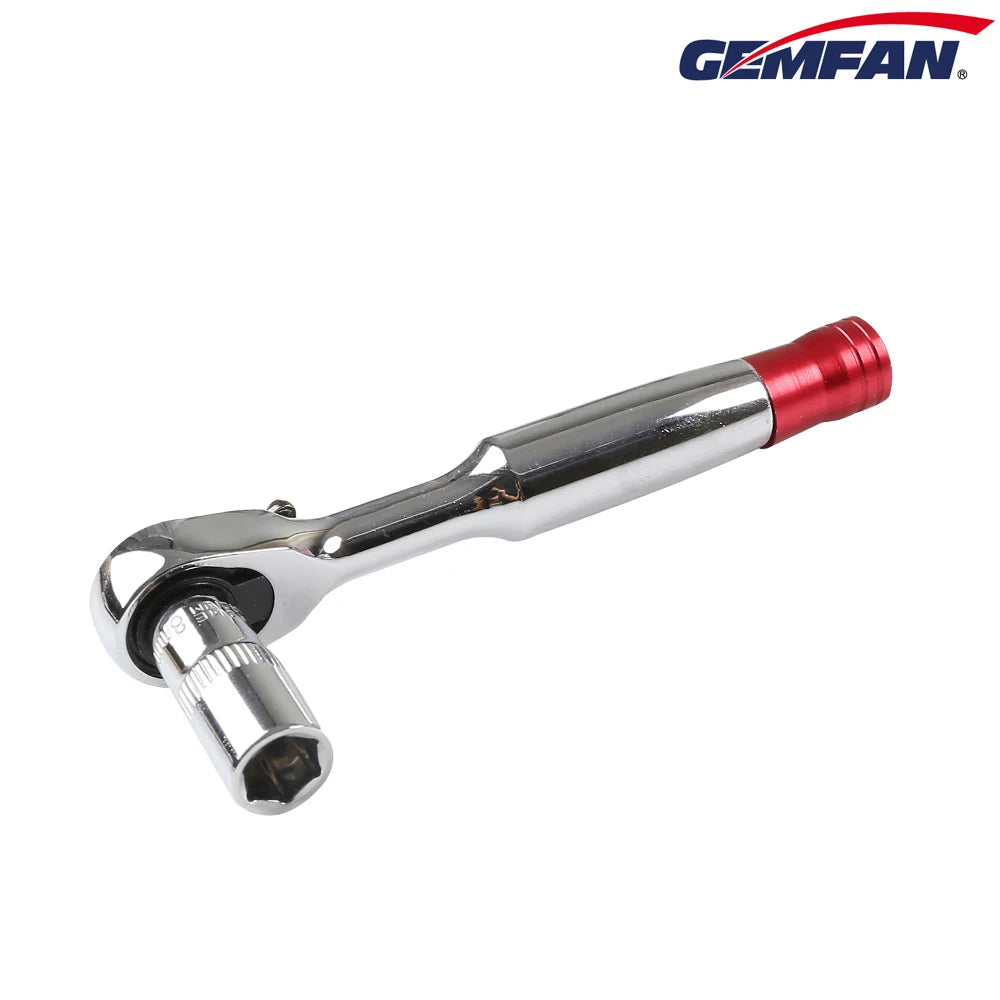 Gemfan 1/4" Ratchet Screwdriver Socket Wrench - 8mm