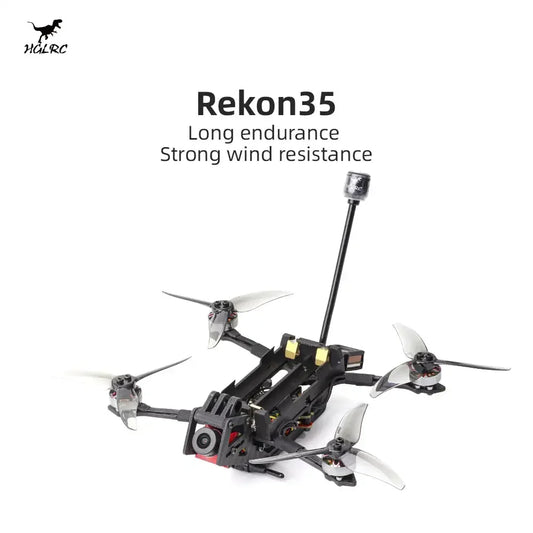 HGLRC Rekon35 3.5inch 18650 Nano Long Range Quadcopter FPV Drone - Analog / Polar Vista