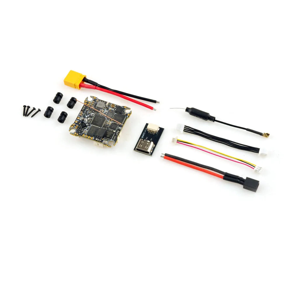 HappyModel X14 ELRS 5in1 AIO Flight Controller Built-in 2.4G UART ELRS V3.0 and OPENVTX