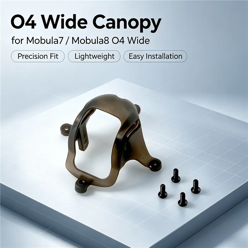 Happymodel Canopy for DJI O4 Wide Air Unit Mobula7/Mobula8 O4 Wide Compatible