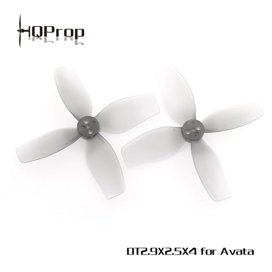 HQProp DT2.9X2.5X4 for DJI Avata (10CW+10CCW)-Poly Carbonate Carbonate