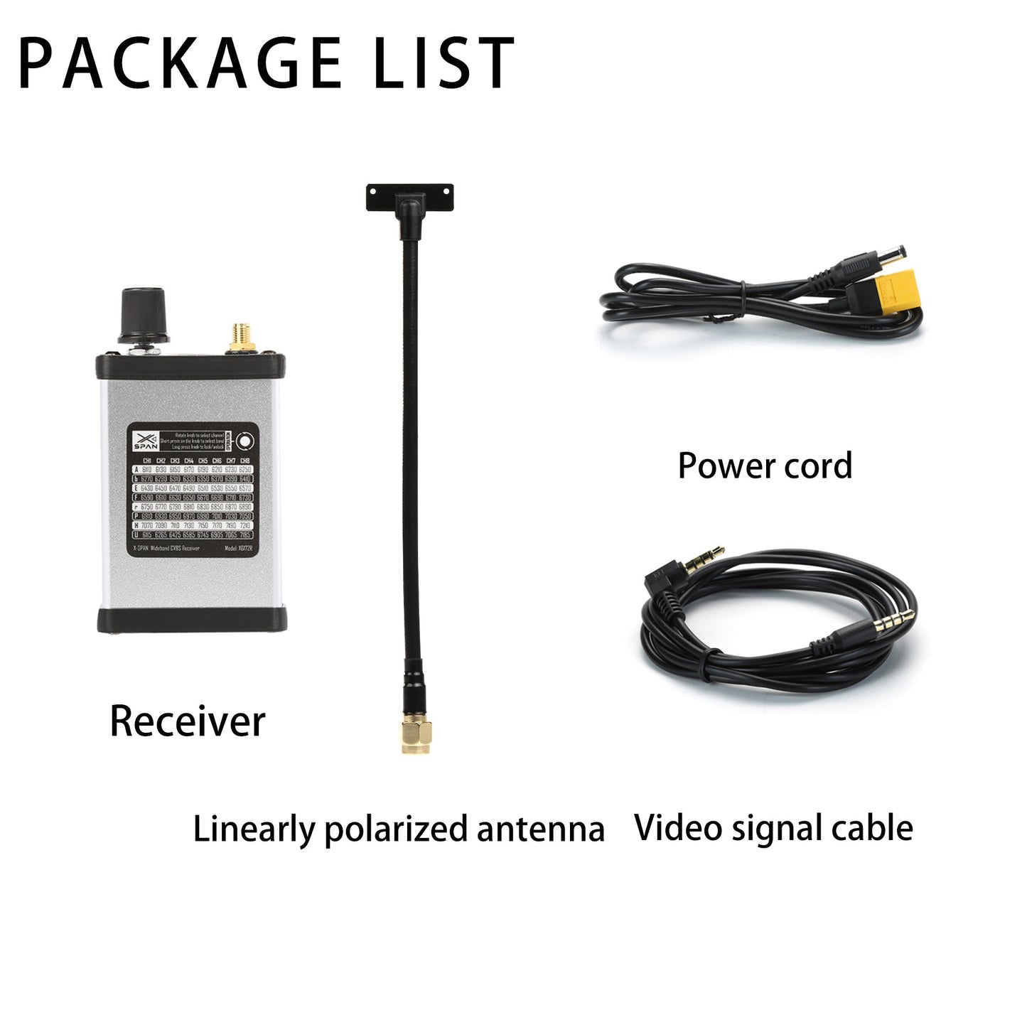 RUSHFPV 6.1G-7.2G XSPAN VRX Receiver Module Kit