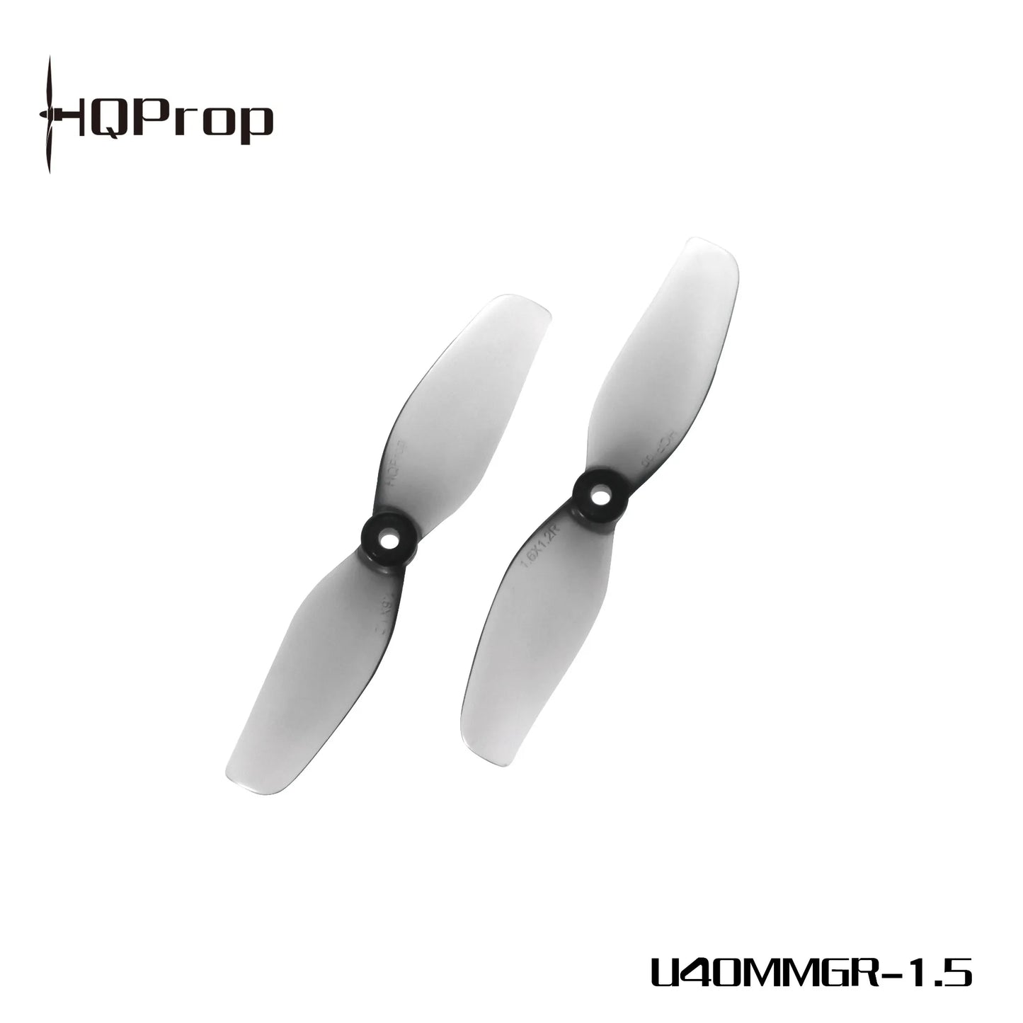 (50CW+50CCW) HQ Ultralight Whoop Prop 40MMX2(1.6X1.2)-1mm/1.5mm Shaft