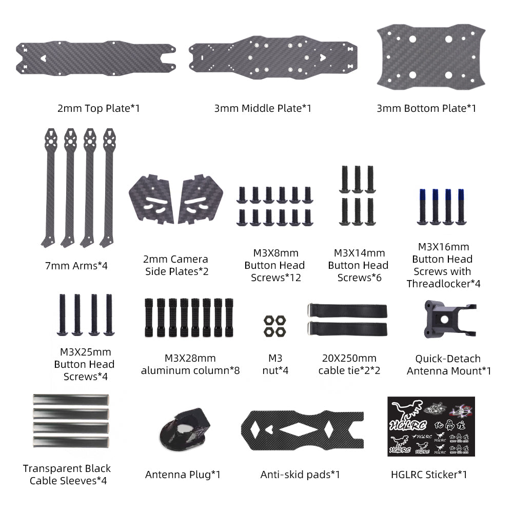 HGLRC MY10 10inch Long-Range & Payload FPV Frame